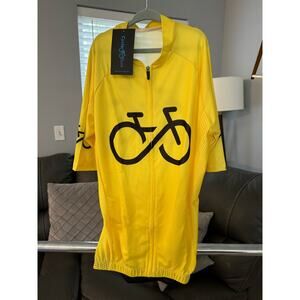 Men's Short Sleeve with 3 Rear Pockets cycling shirt size Small